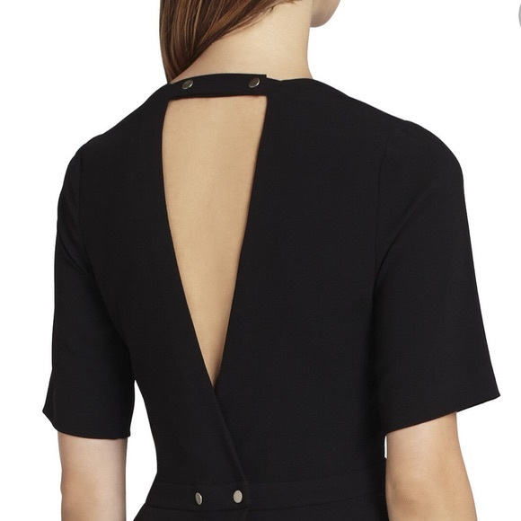 BCBG MaxAzria Cadie open back peplum Blouse - Picture 2 of 11